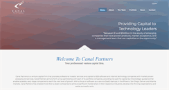 Desktop Screenshot of canalpartners.com